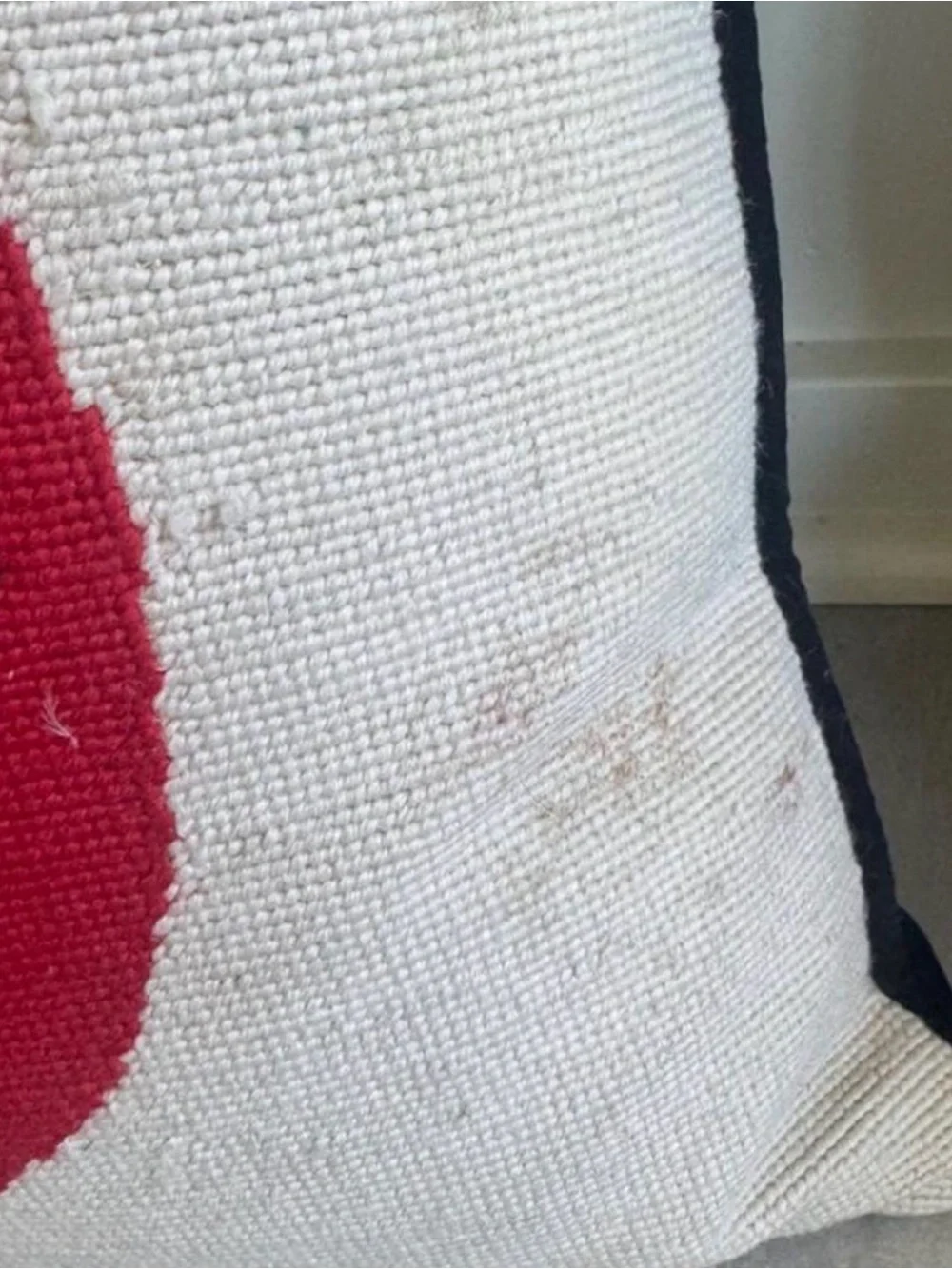 Jonathan Adler needlepoint pillow